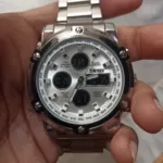 Newest Collection Original Watch Full Silver With White  Dial photo review